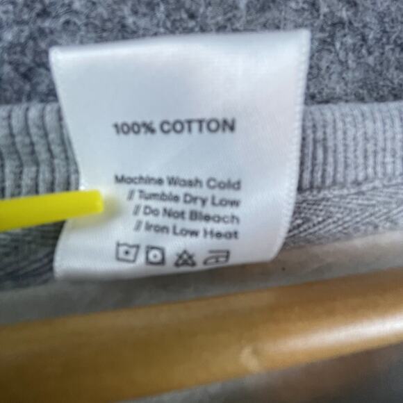 Beautiful Bastard Sweatshirt 5XL Grey Cropped Basic Neutral Punk Boxy - Picture 5 of 7